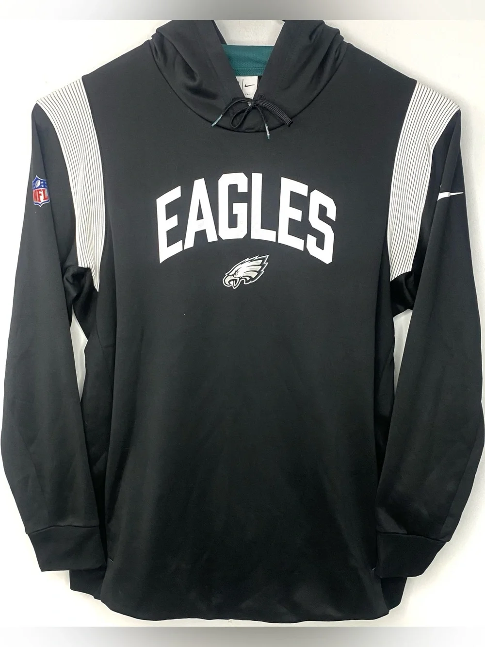 Nike Philadelphia Eagles On Field Therma-Fit Black Performance Hoodie Sweatshirt